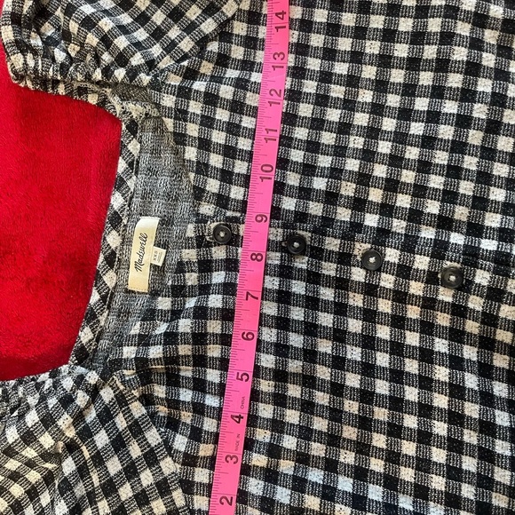 Madewell Black and White Bishop Sleeve top and skirt size XXS - Picture 2 of 8